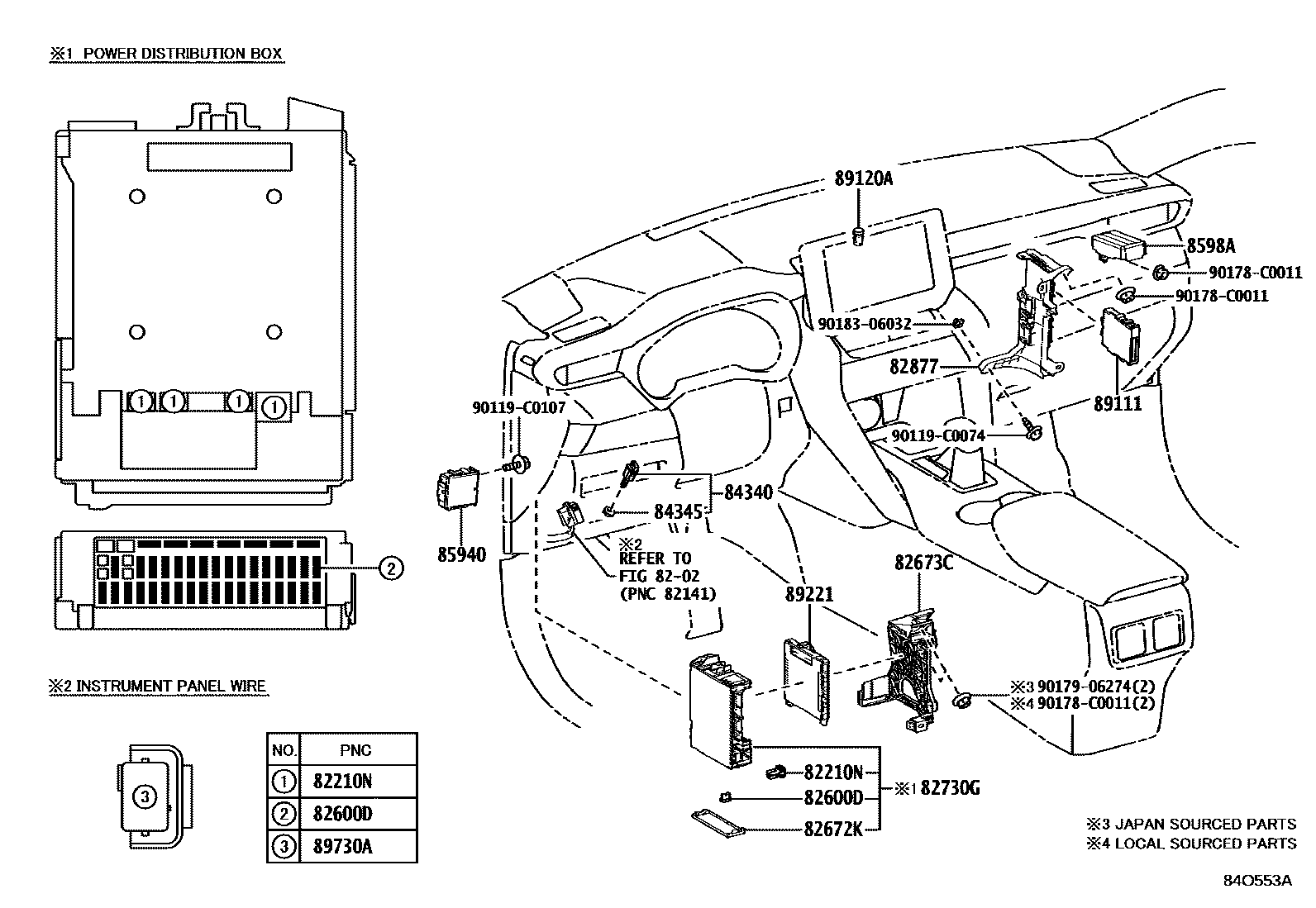 Toyota Venza 2024 — Switch & Relay & Computer