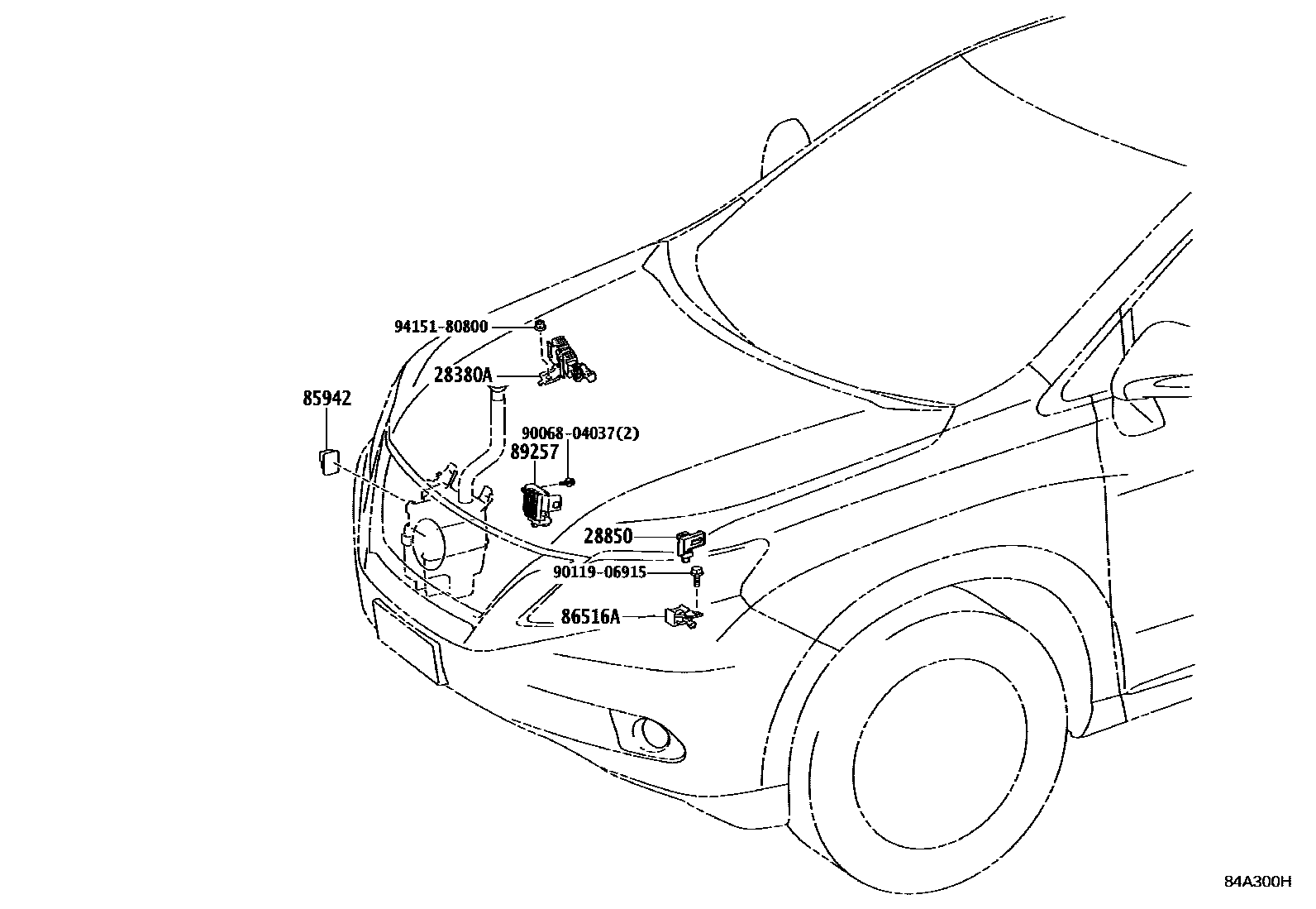 Lexus RX270-350-450H 2013 — Switch & Relay & Computer
