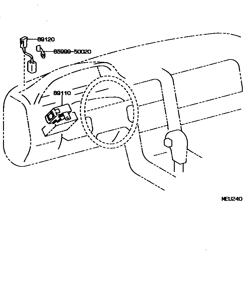 Lexus LS400 1993 — Automatic Light Control System (Conlight)