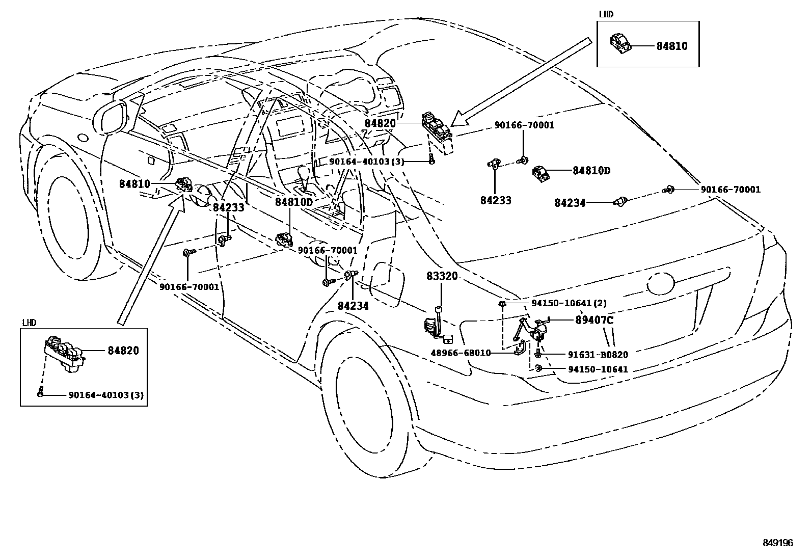 Toyota COROLLA-SED-WG 2007 — Switch & Relay & Computer