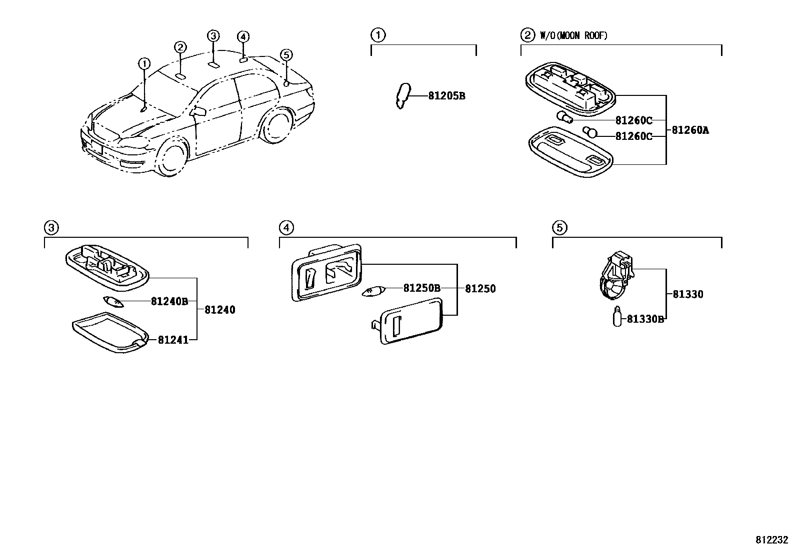 Toyota COROLLA-S-AFRICA 2006 — Interior Lamp