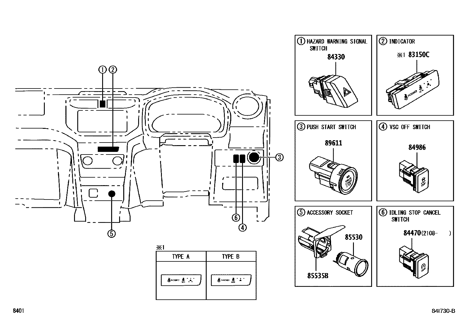 Toyota Rush 2020 — Switch & Relay & Computer