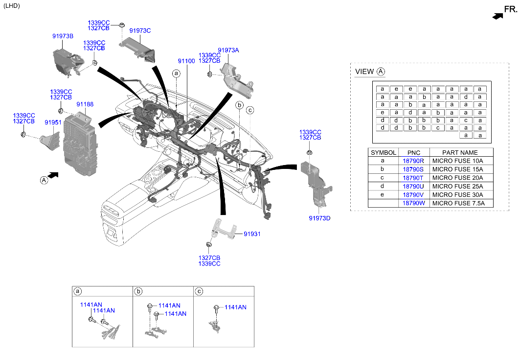 Genesis GV80 20 2020 — Main Wiring