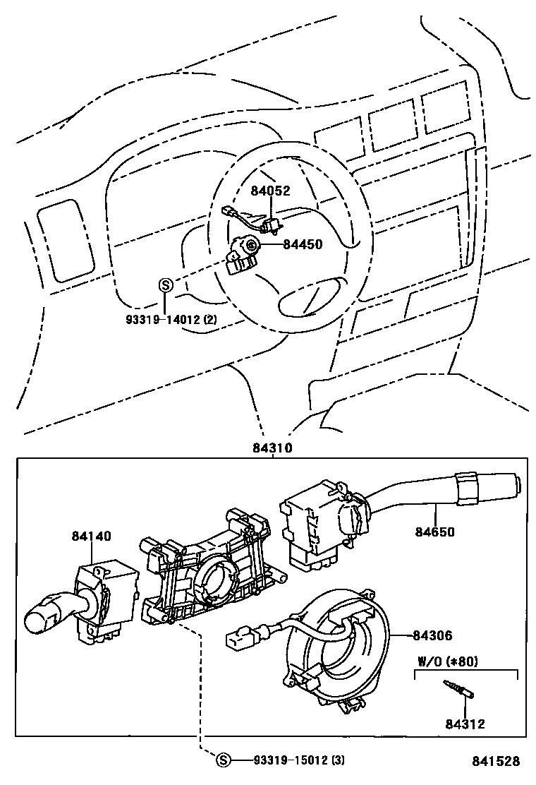 Toyota Hilux 2001 — Switch & Relay & Computer