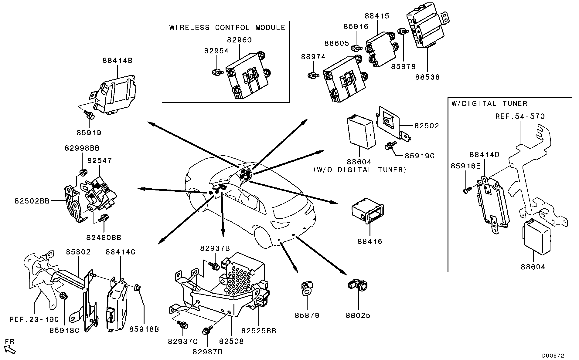 Mitsubishi ASX-EUR-ONLY-16-MODEL-YEAR 2013 — Relay,Flasher & Sensor / Control Unit,Etc.(Eps,Kos,4WD,Oss)