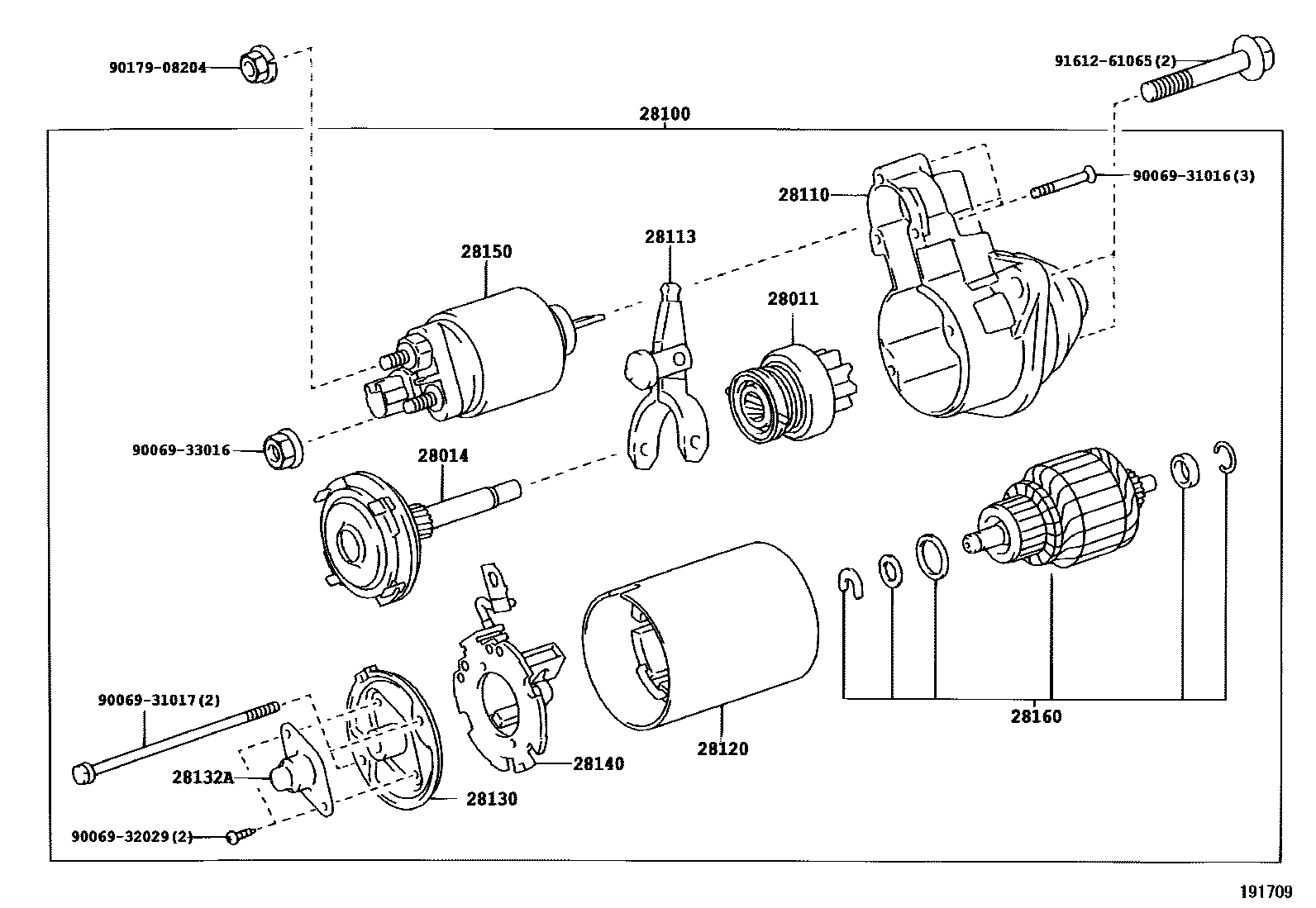 Toyota COROLLA-S-AFRICA 2006 — Starter