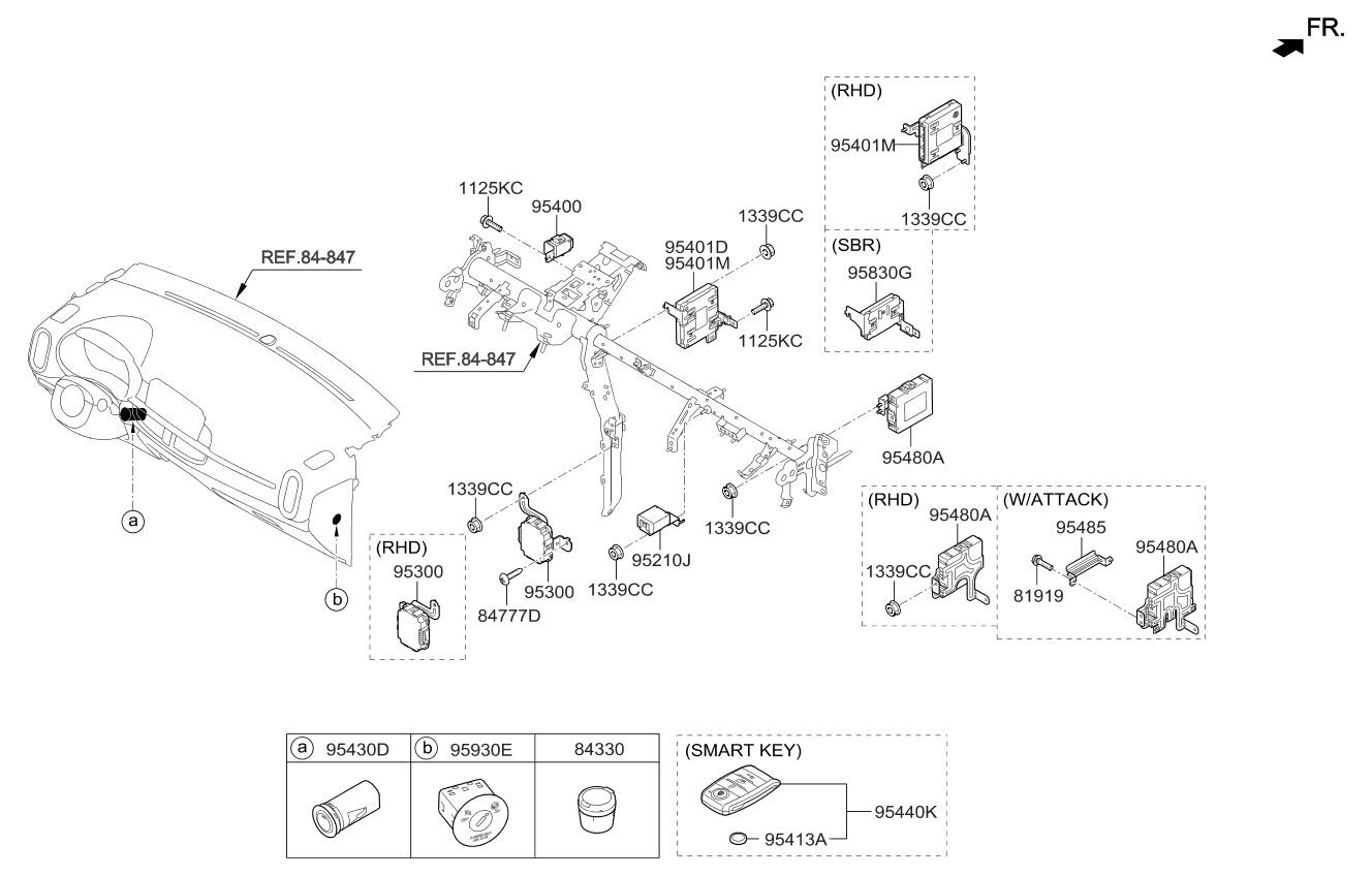 Kia Picanto 17 2019 — Relay & Module
