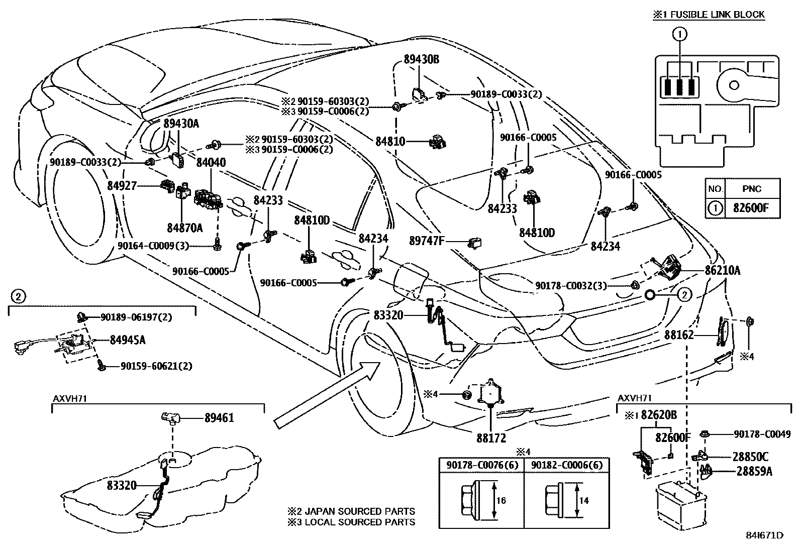 Toyota Camry-Hybrid-China 2023 — Switch & Relay & Computer