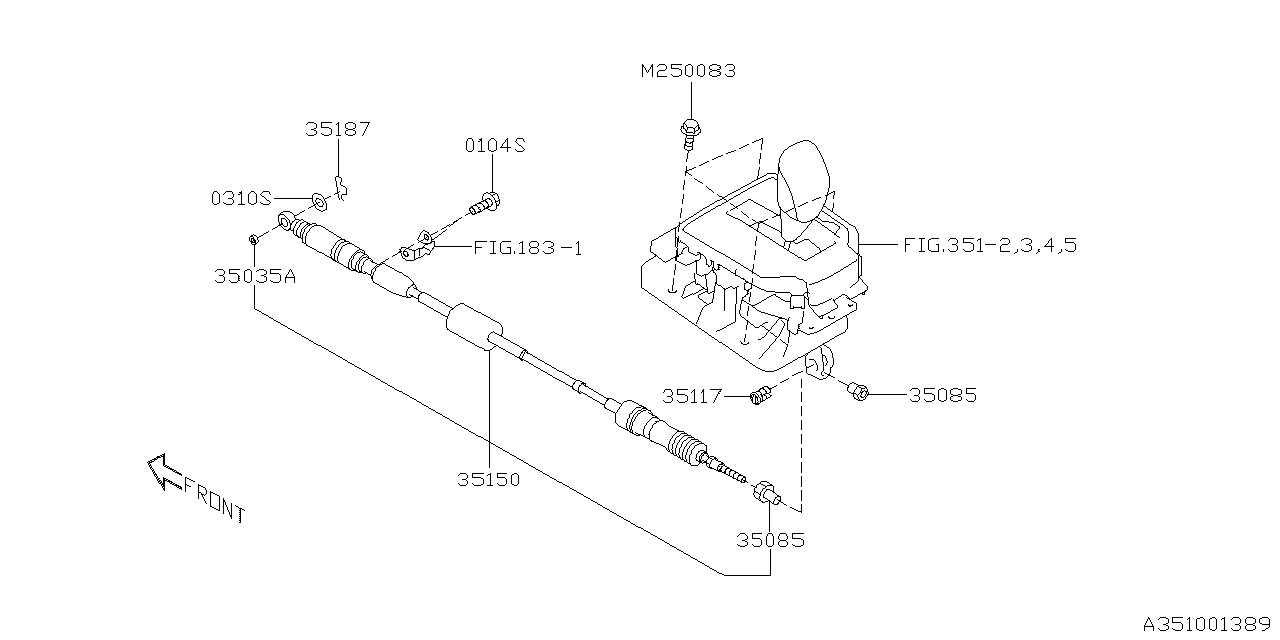 Subaru Impreza 2016 — Selector System