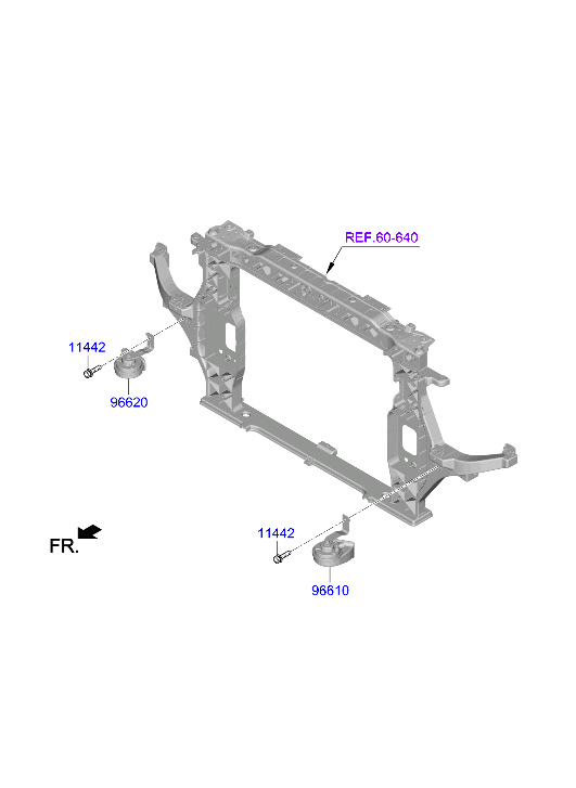 Genesis GV80 20 2020 — Horn