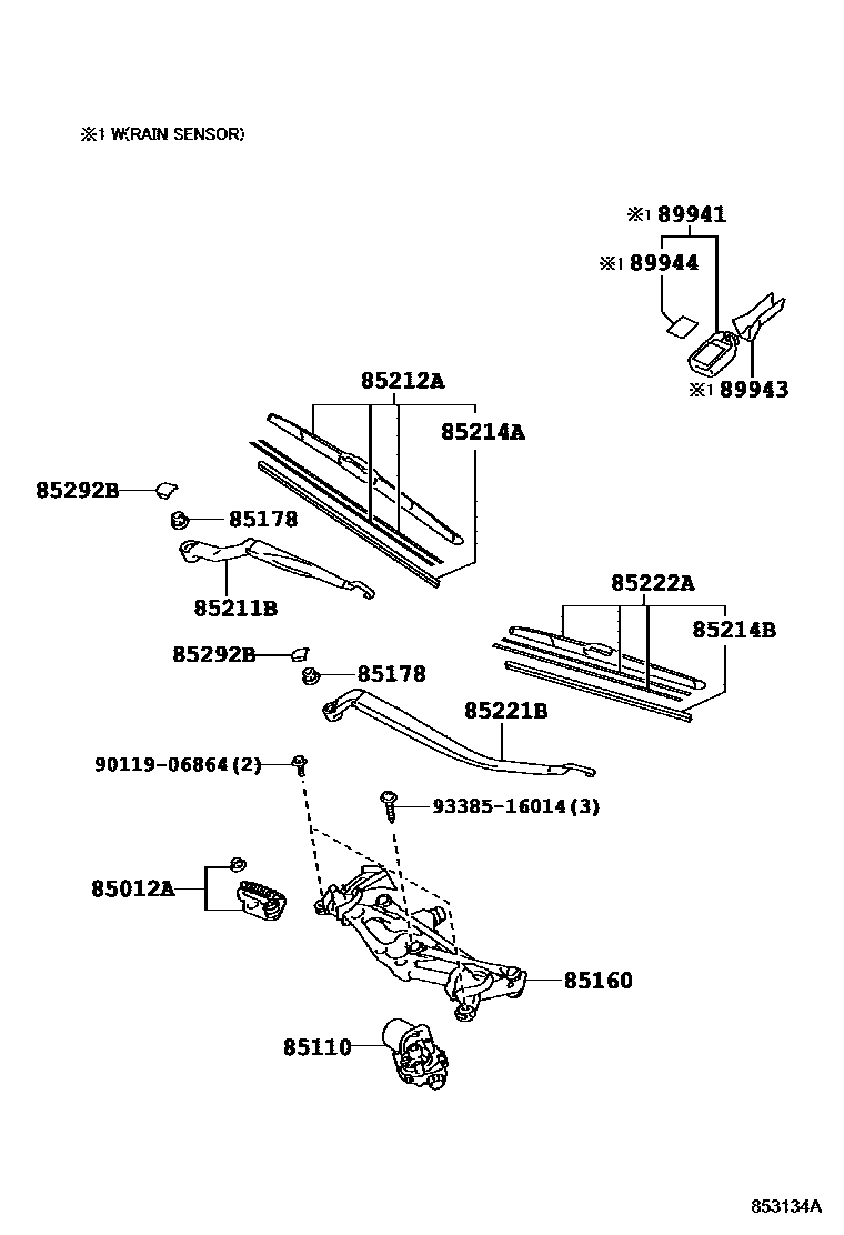 Lexus CT200H 2014 — Windshield Wiper