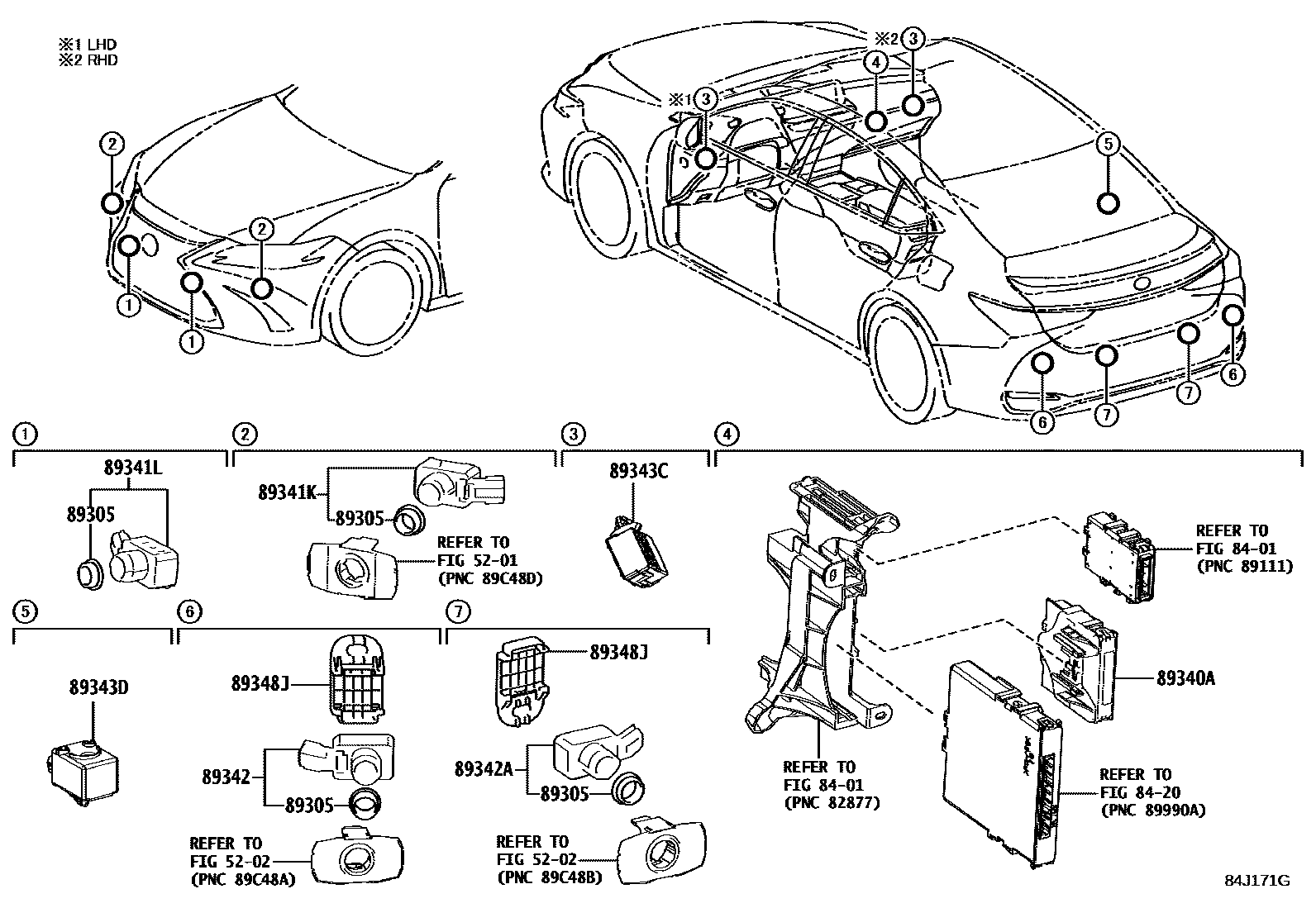 Lexus ES350-300H-2 2021 — Clearance & Back Sonar