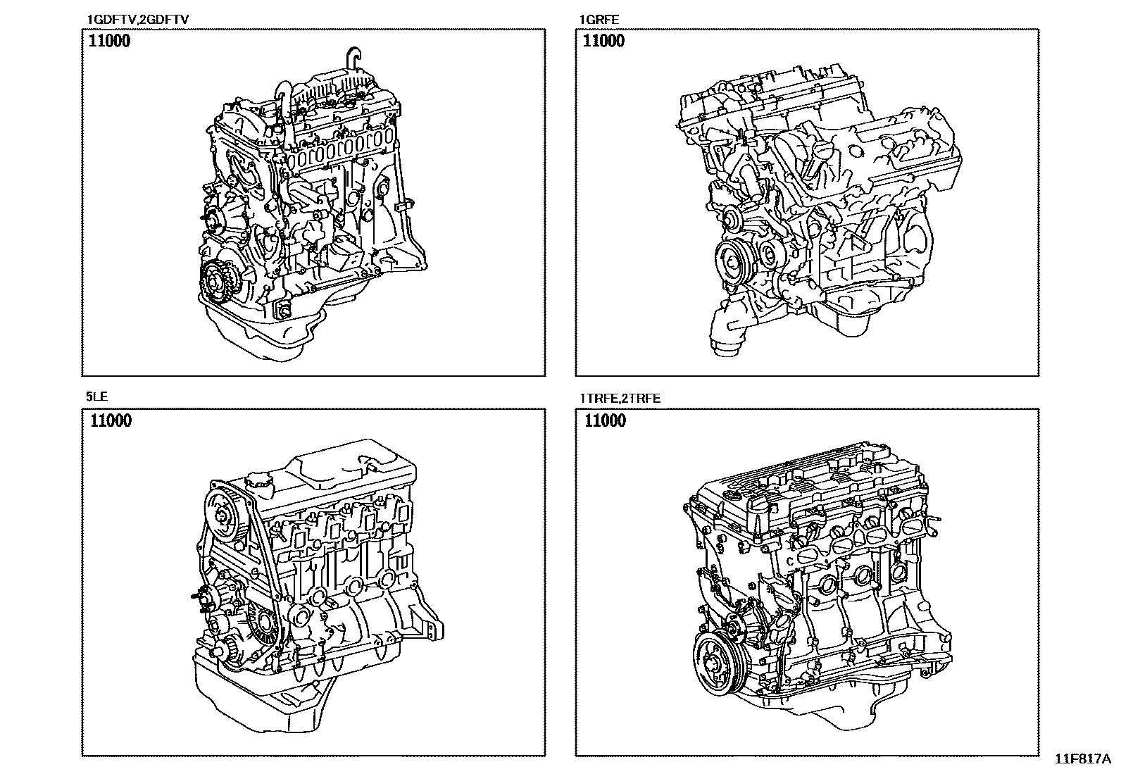 Toyota HILUX-DOUBLE-CAB 2021 — Partial Engine Assembly