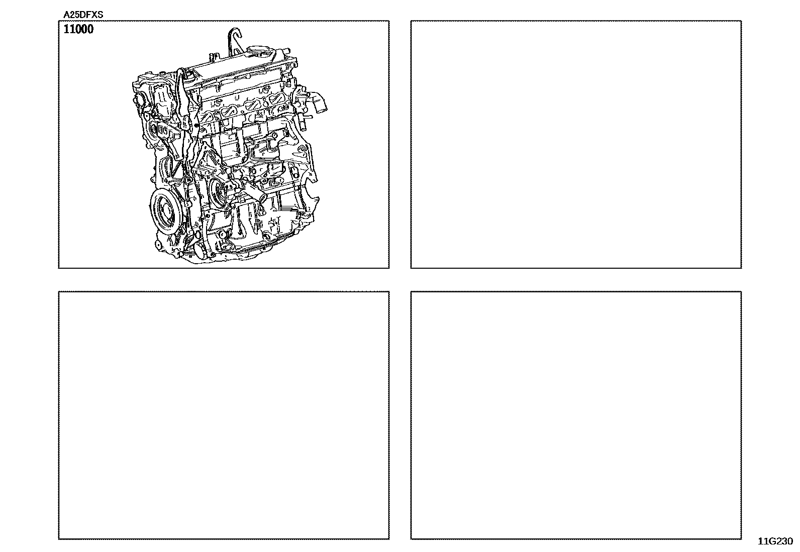 Toyota Sienna-Hybrid 2024 — Partial Engine Assembly