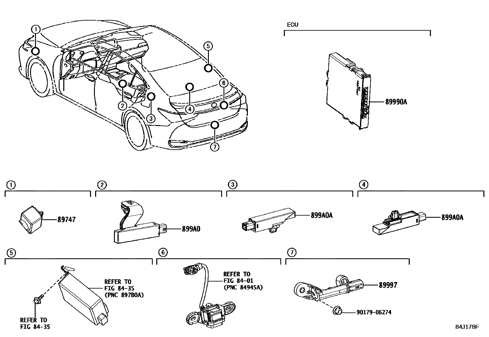 Lexus ES350-300H 2018 — Wireless Door Lock