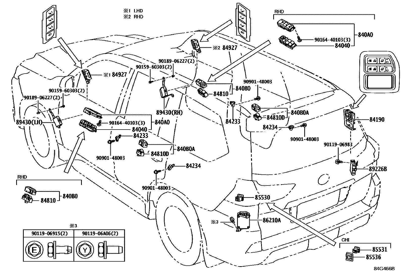 Lexus LX450D-460-570 2020 — Switch & Relay & Computer