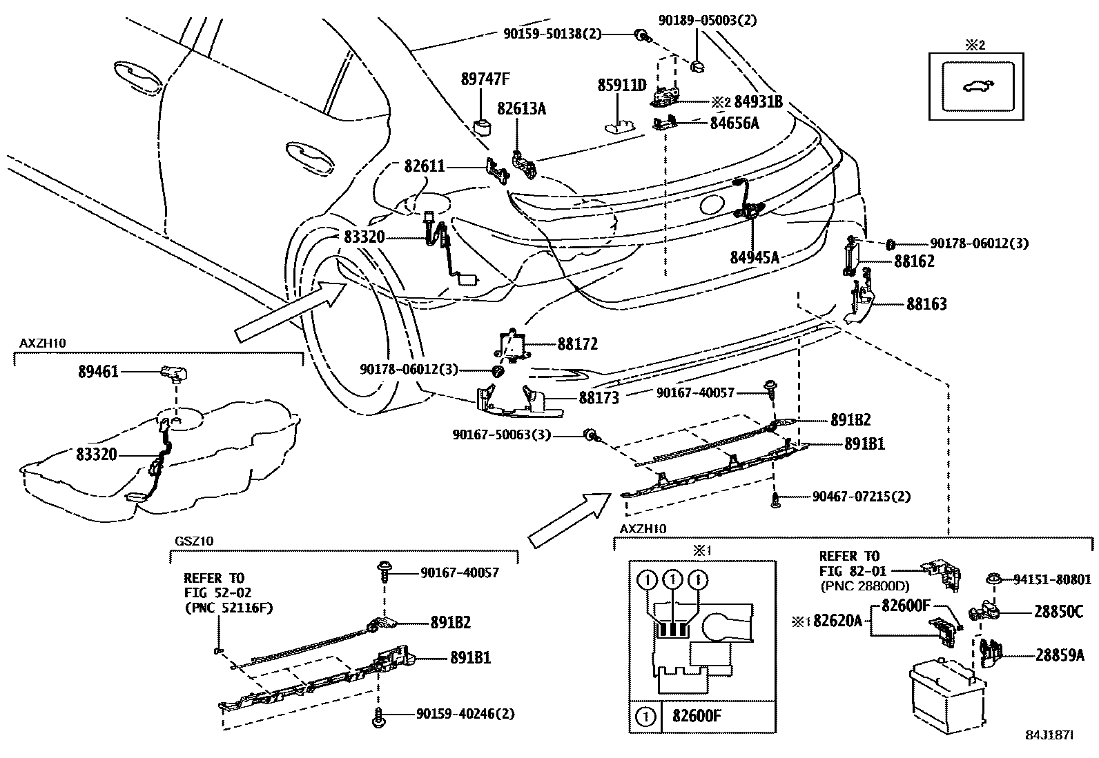 Lexus ES350-300H-2 2022 — Switch & Relay & Computer