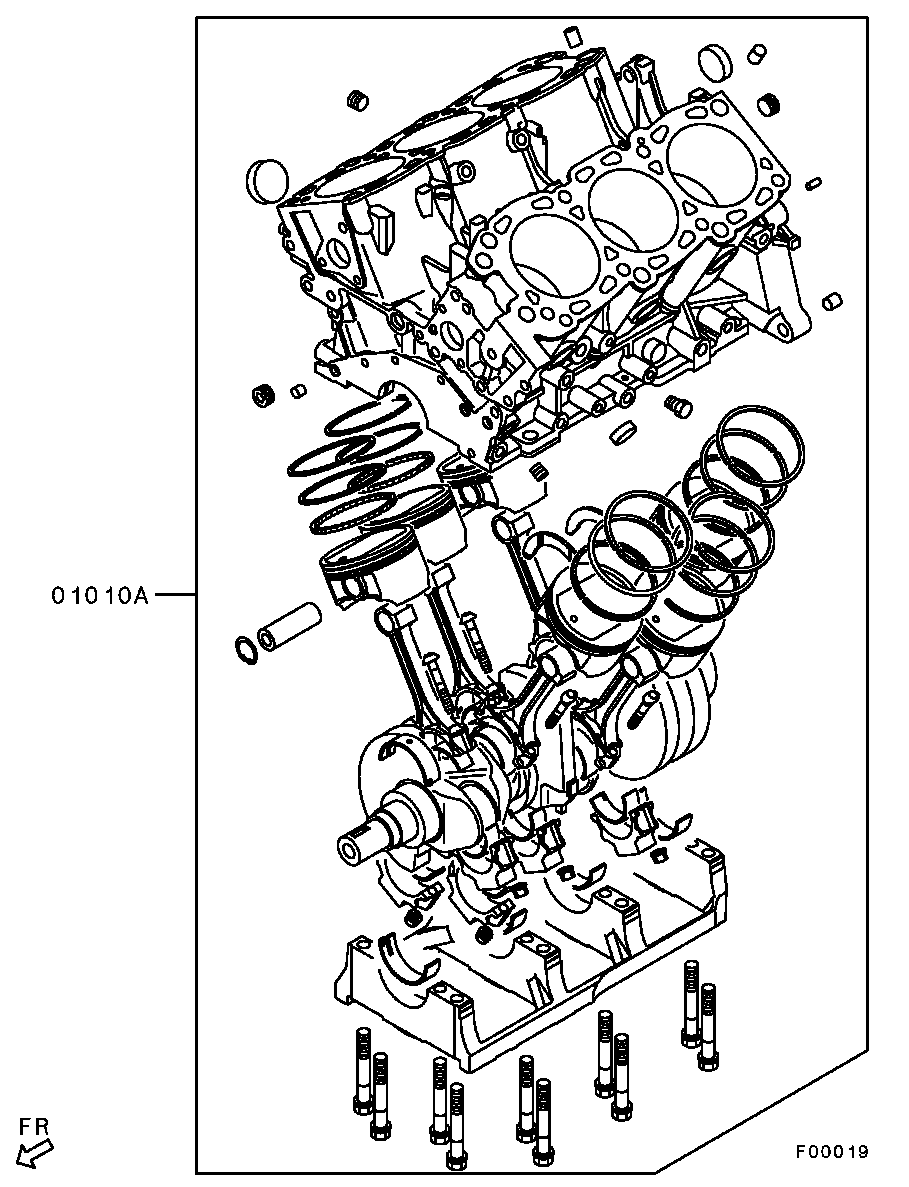 Mitsubishi PAJERO-MONTERO-LONG-G-EXP 2018 — Short Engine Assy / All