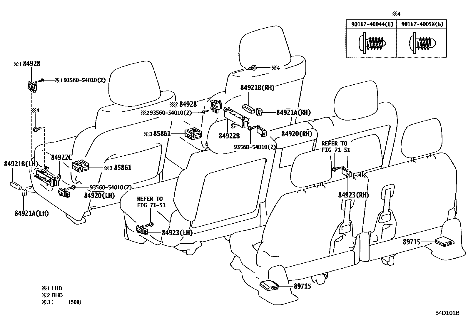 Lexus LX450D-460-570 2012 — Switch & Relay & Computer