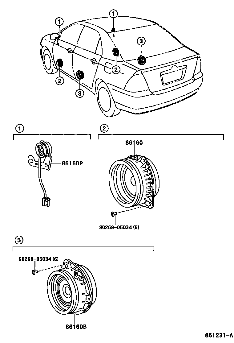 Toyota COROLLA-S-AFRICA 2006 — Speaker