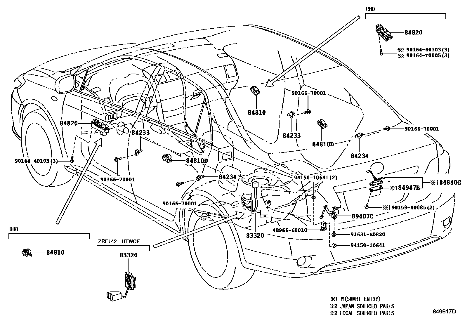 Toyota Corolla-Altis 2012 — Switch & Relay & Computer