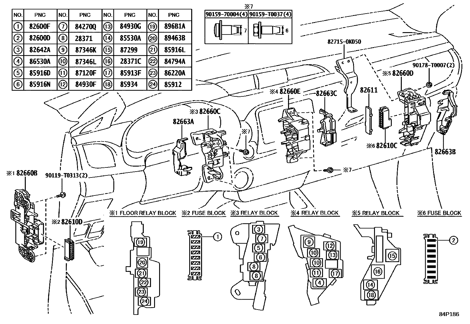 Toyota HILUX-DOUBLE-CAB 2023 — Switch & Relay & Computer