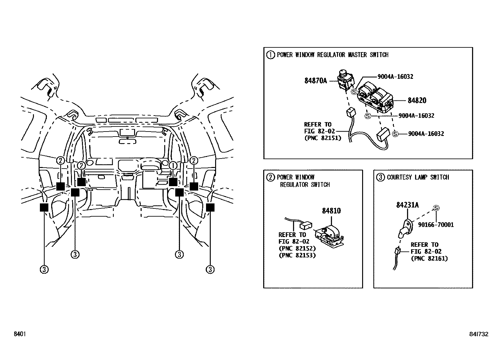 Toyota Rush 2020 — Switch & Relay & Computer