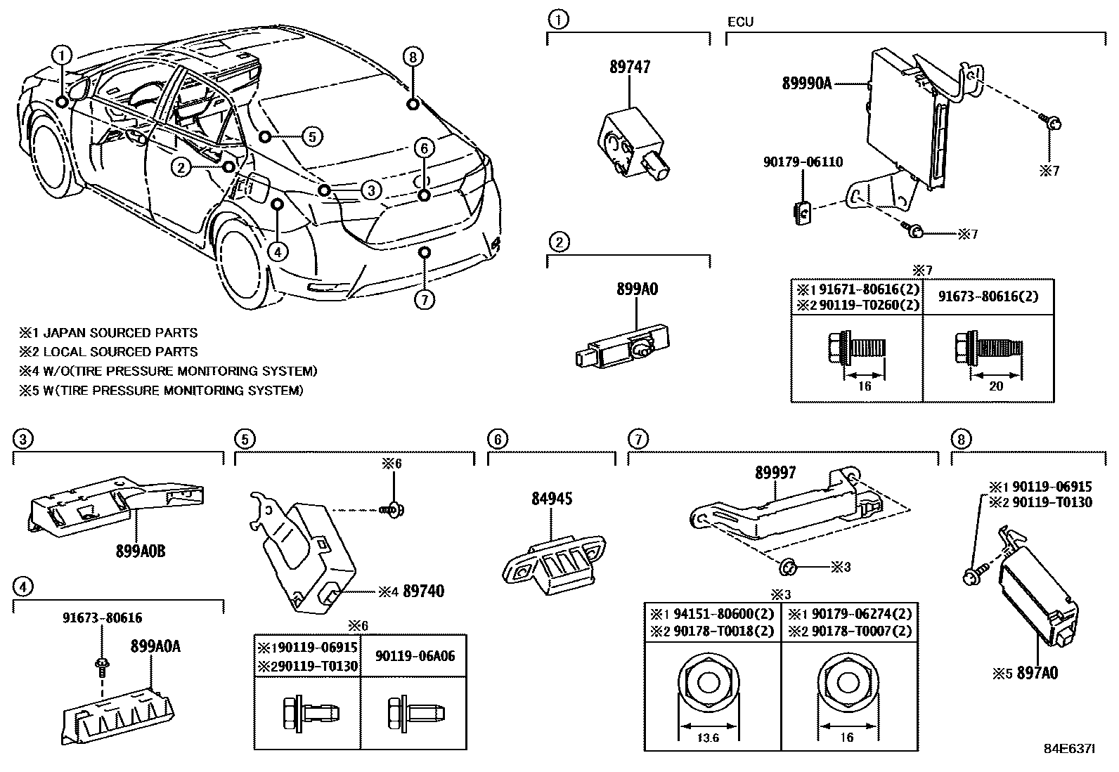 Toyota Corolla-Altis 2015 — Wireless Door Lock
