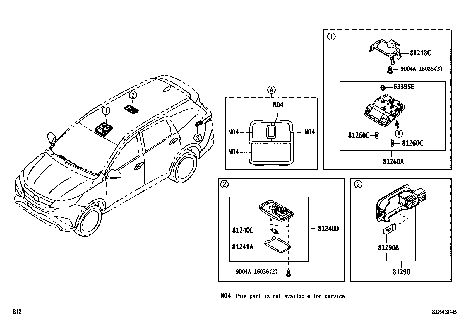 Toyota Rush 2020 — Interior Lamp
