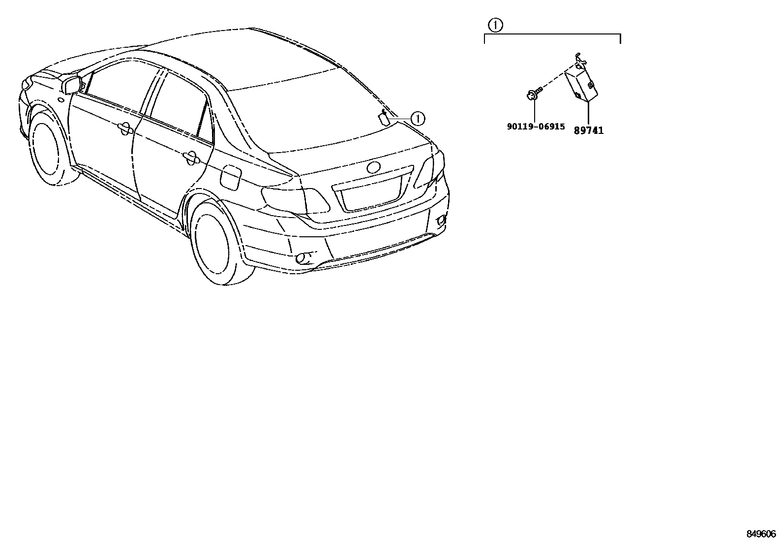 Toyota Corolla-Altis 2013 — Wireless Door Lock