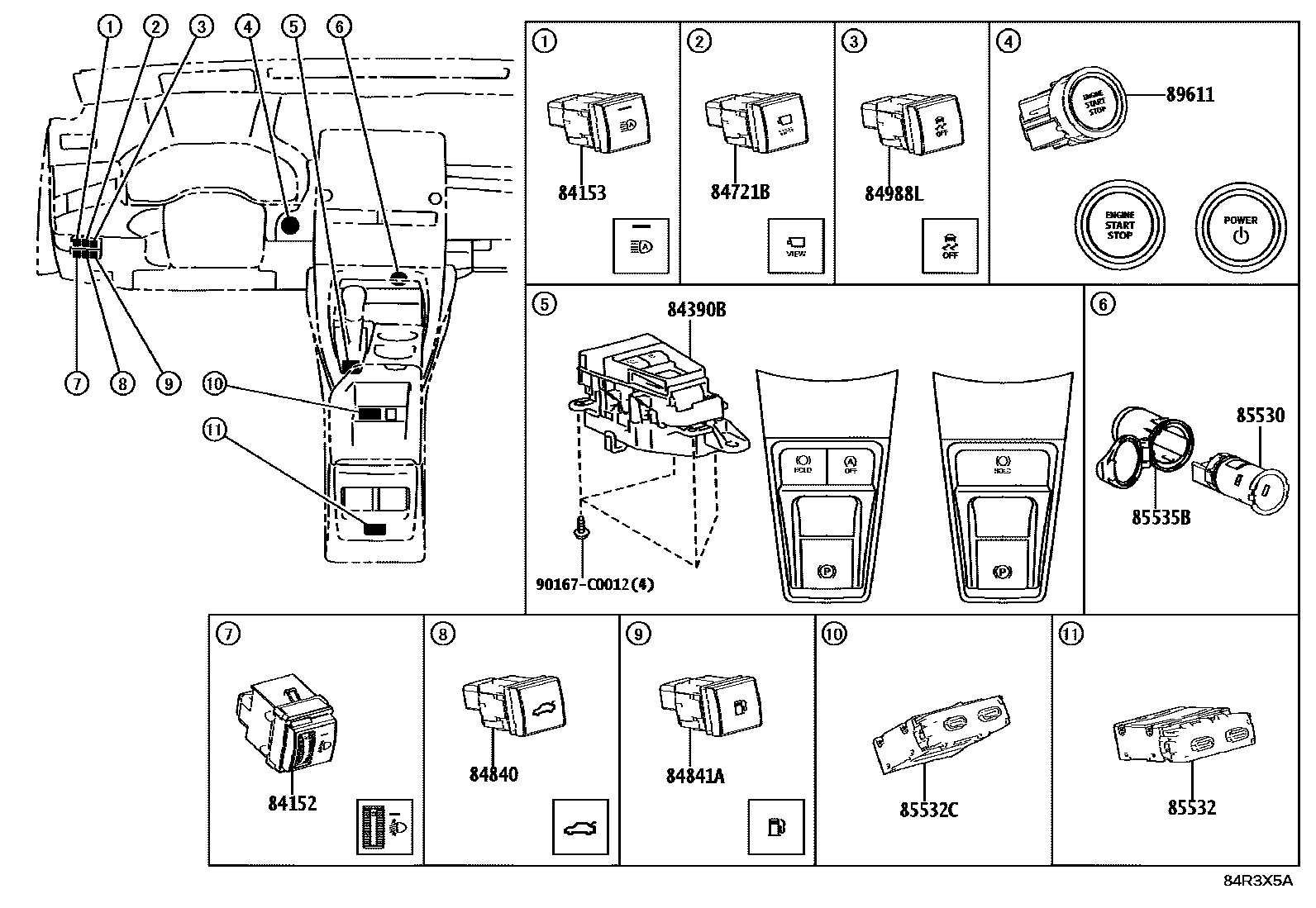 Toyota Avalon-China 2025 — Switch & Relay & Computer