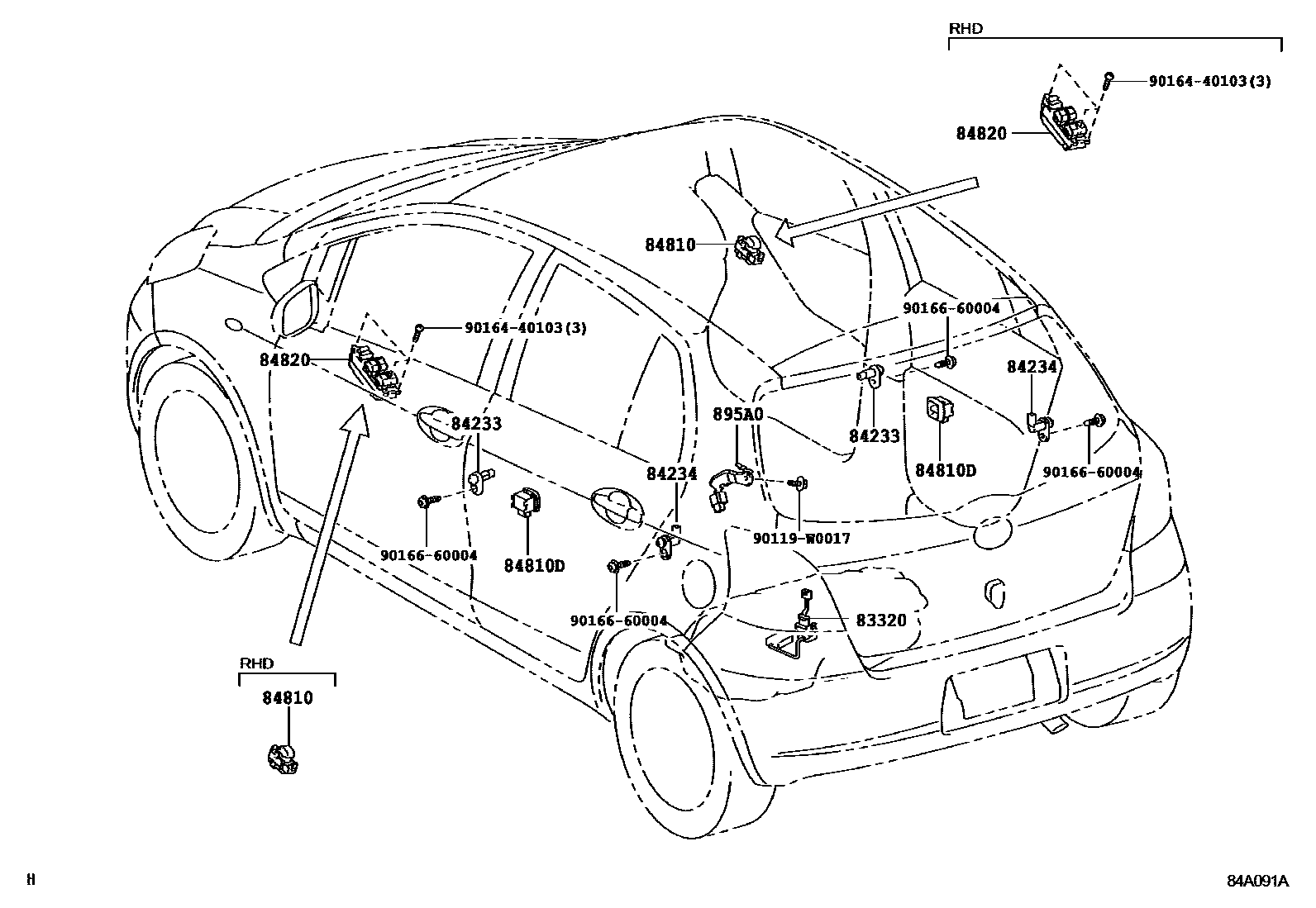 Toyota YARIS-FRP 2010 — Switch & Relay & Computer