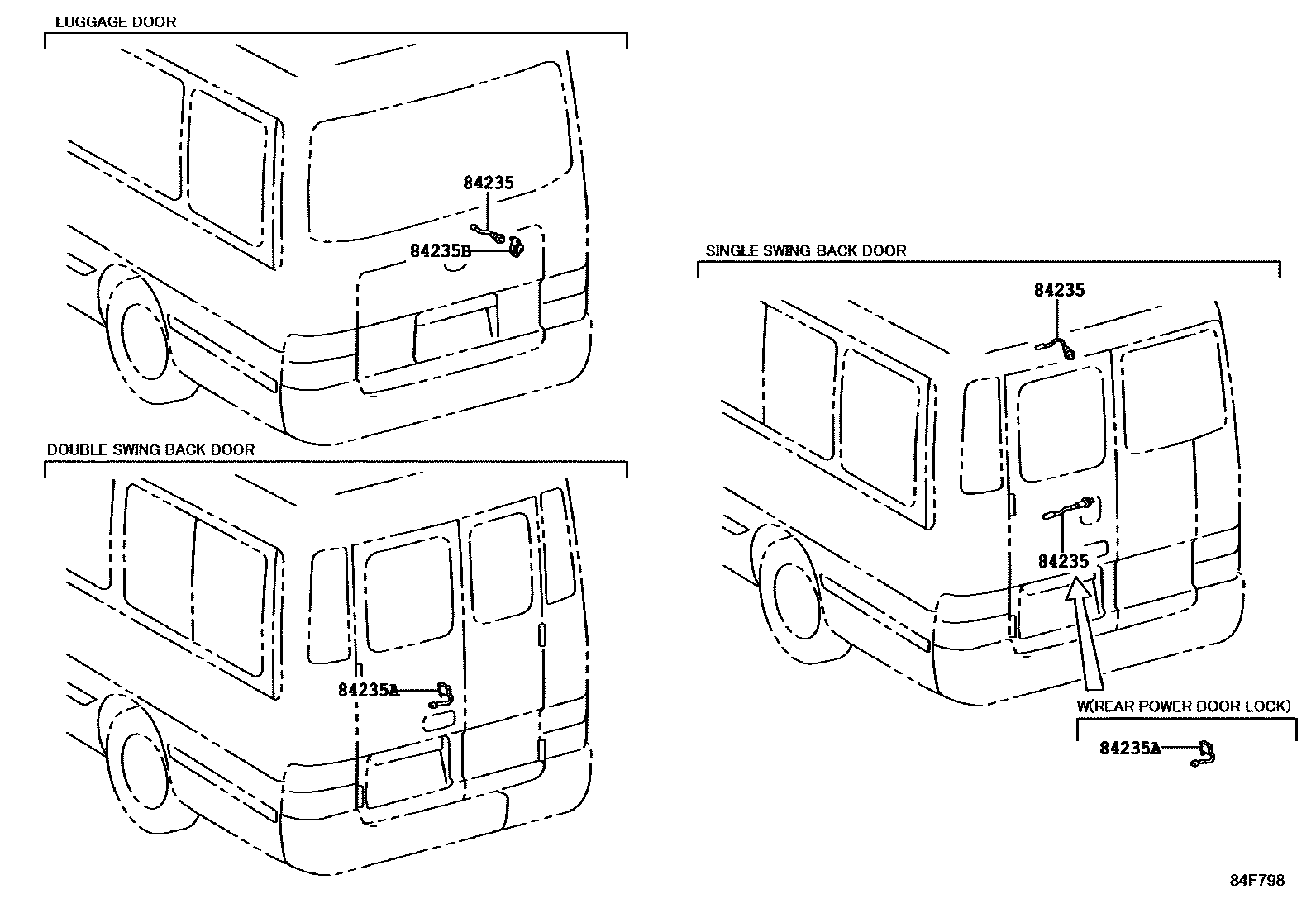 Toyota Coaster 1998 — Switch & Relay & Computer
