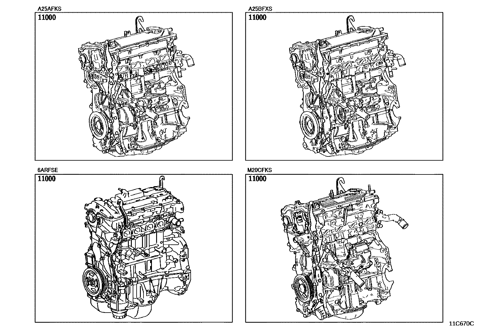 Toyota Camry-Hybrid-China 2023 — Partial Engine Assembly
