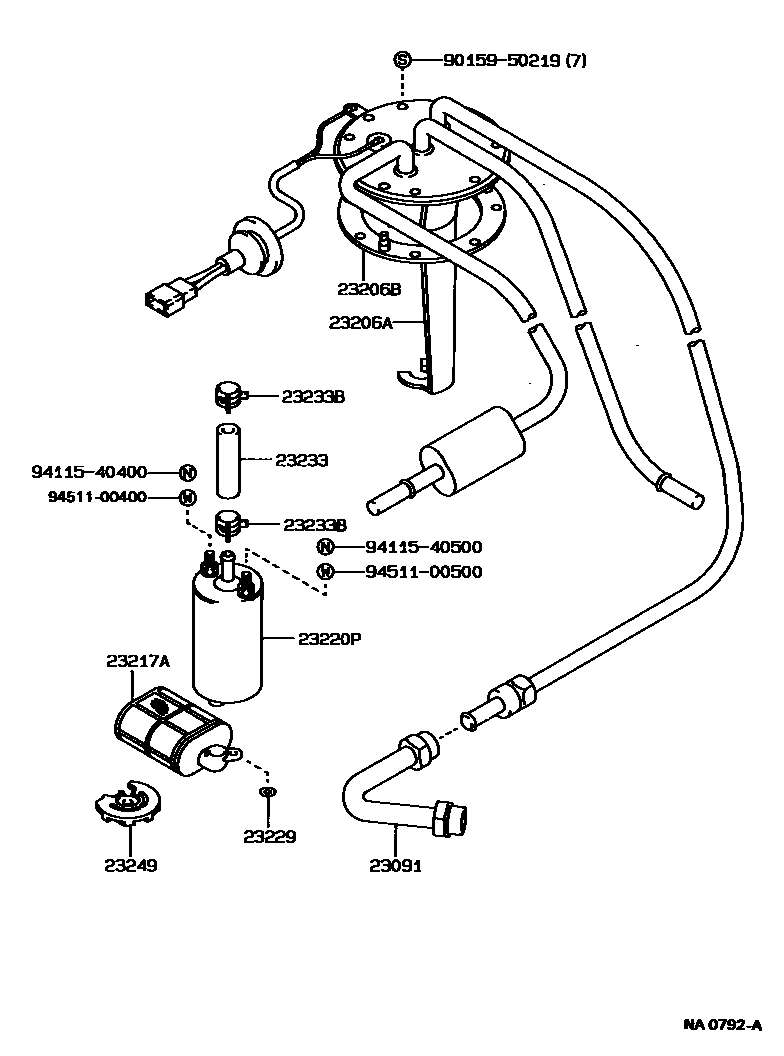 Toyota Cressida 1992 — Fuel Injection System