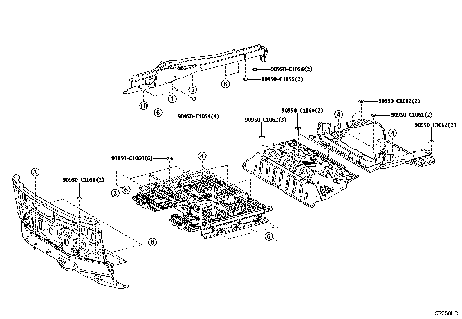 Toyota BZ3X 2025 — Hole Plug