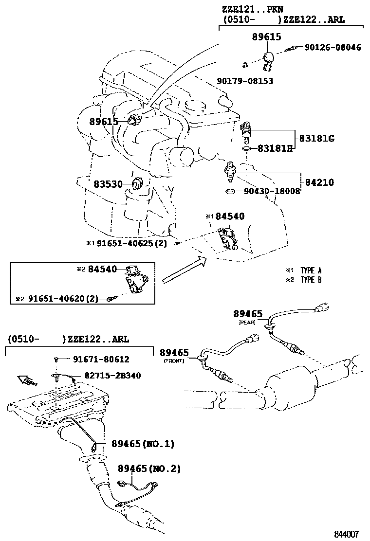 Toyota COROLLA-ALTIS-SED-WG 2007 — Switch & Relay & Computer