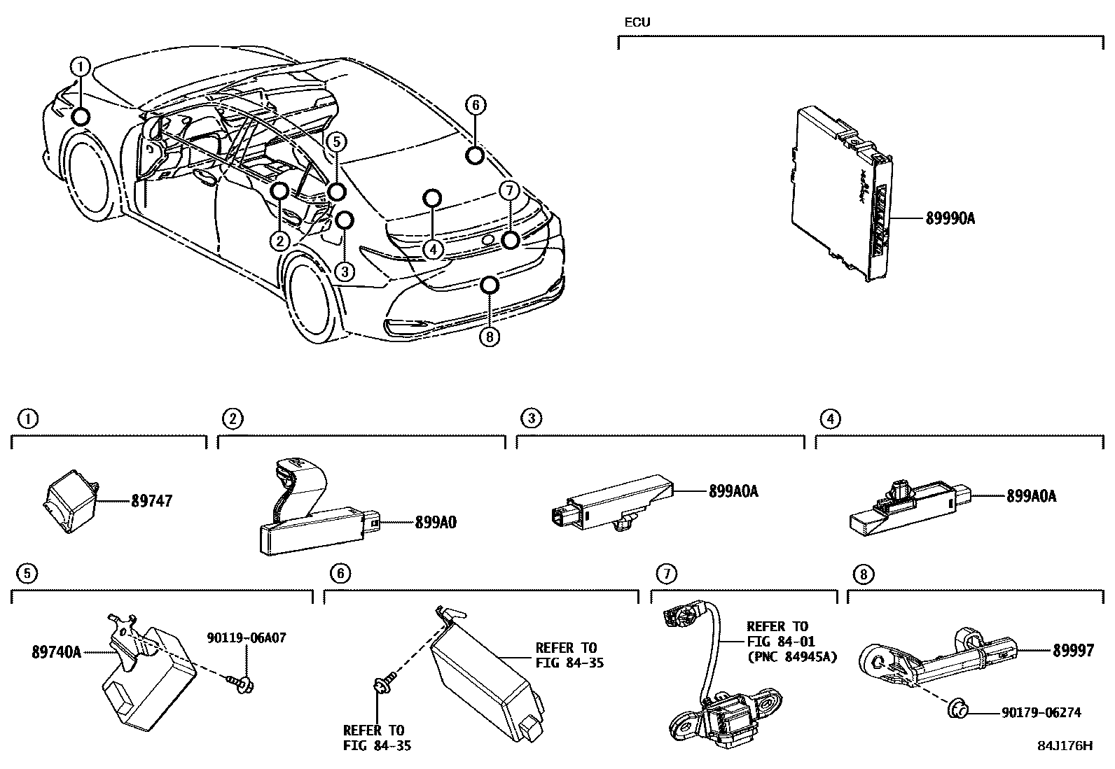 Lexus ES350-300H-2 2021 — Wireless Door Lock