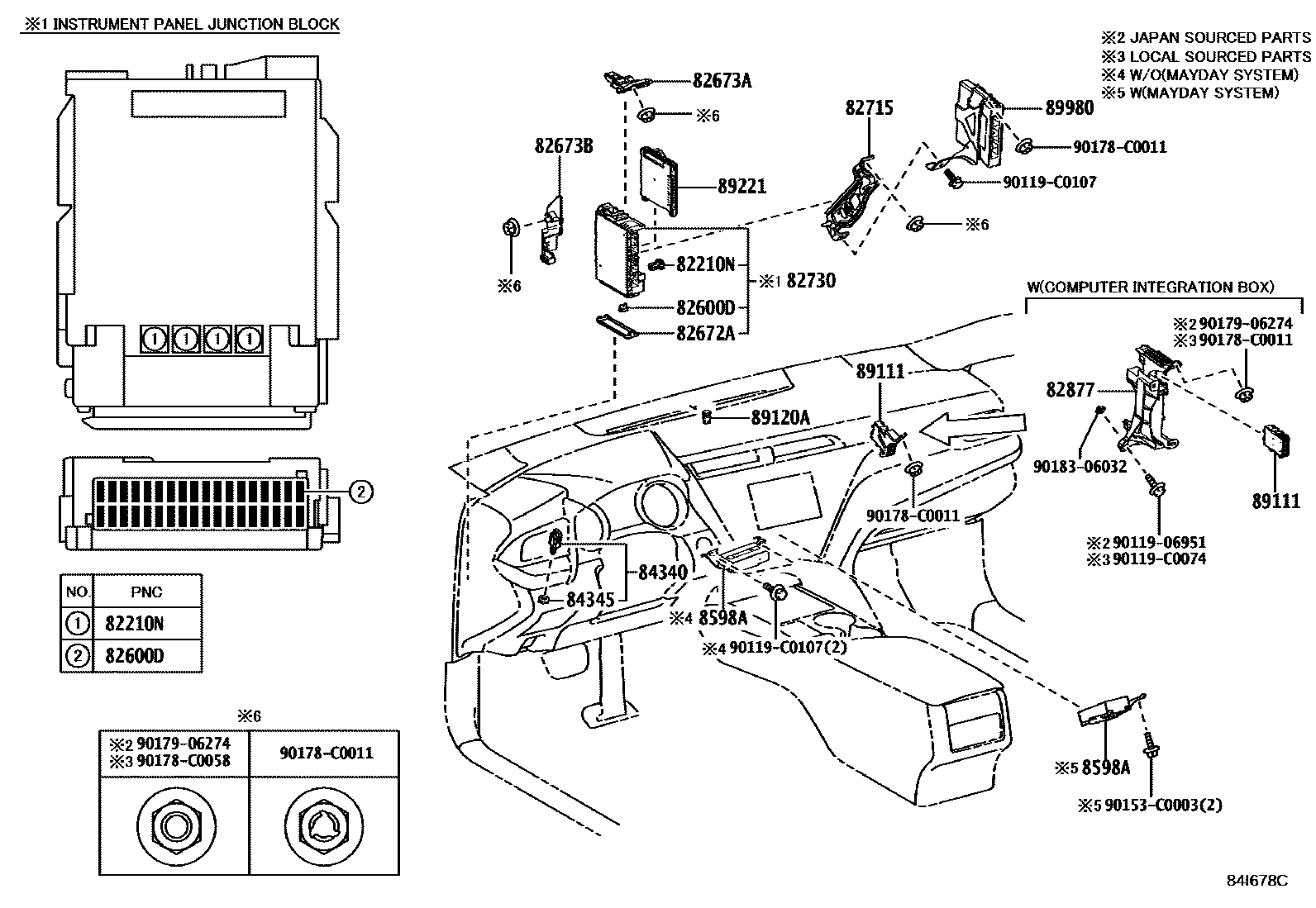 Toyota Camry-Hybrid-China 2023 — Switch & Relay & Computer