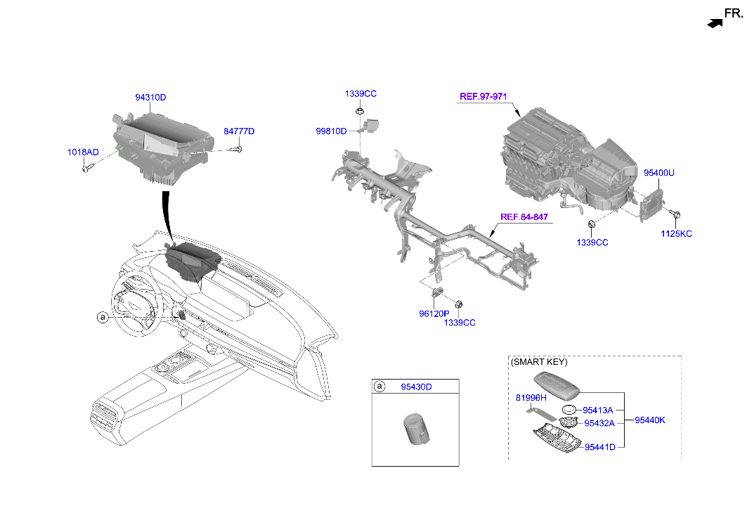 Genesis G80 20 2023 — Relay & Module