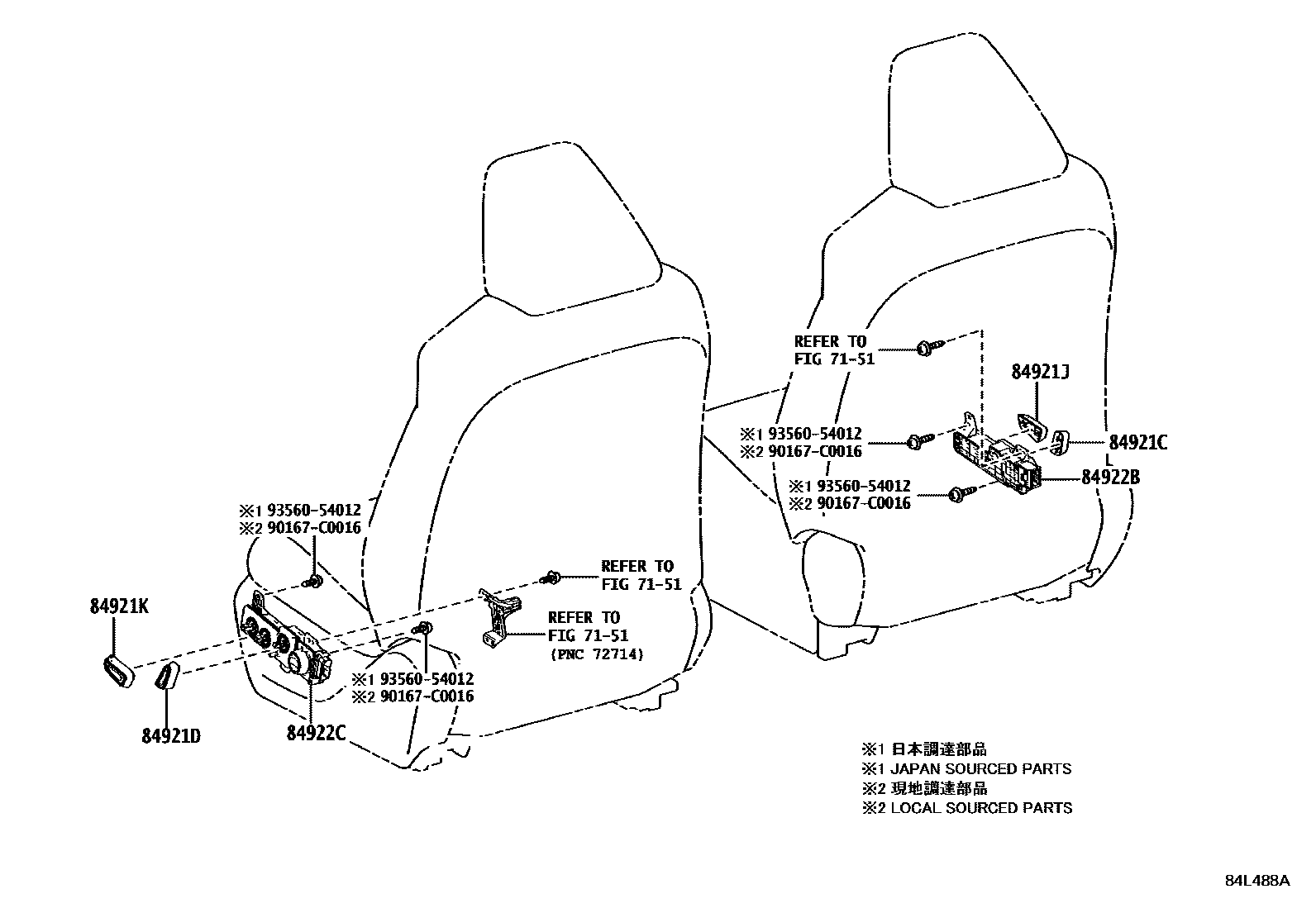 Toyota Wildlander-Gtmc 2023 — Switch & Relay & Computer