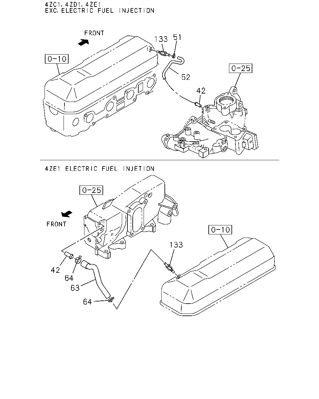 Isuzu TFR/TFS-LHD 1993 — Ventilation System — 4ZA1 4ZD1 4ZE1