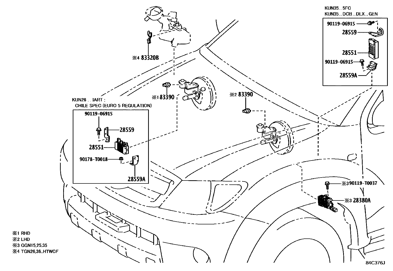 Toyota Hilux 2014 — Switch & Relay & Computer