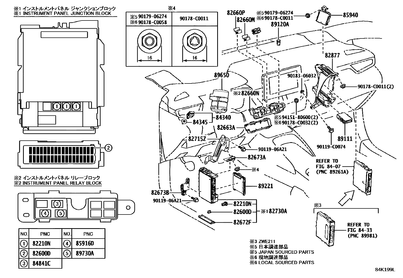 Toyota Levin-Hybrid 2022 — Switch & Relay & Computer