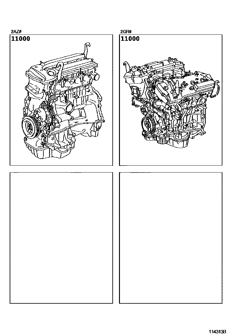 Toyota CAMRY-AURION-HV-ARL 2008 — Partial Engine Assembly