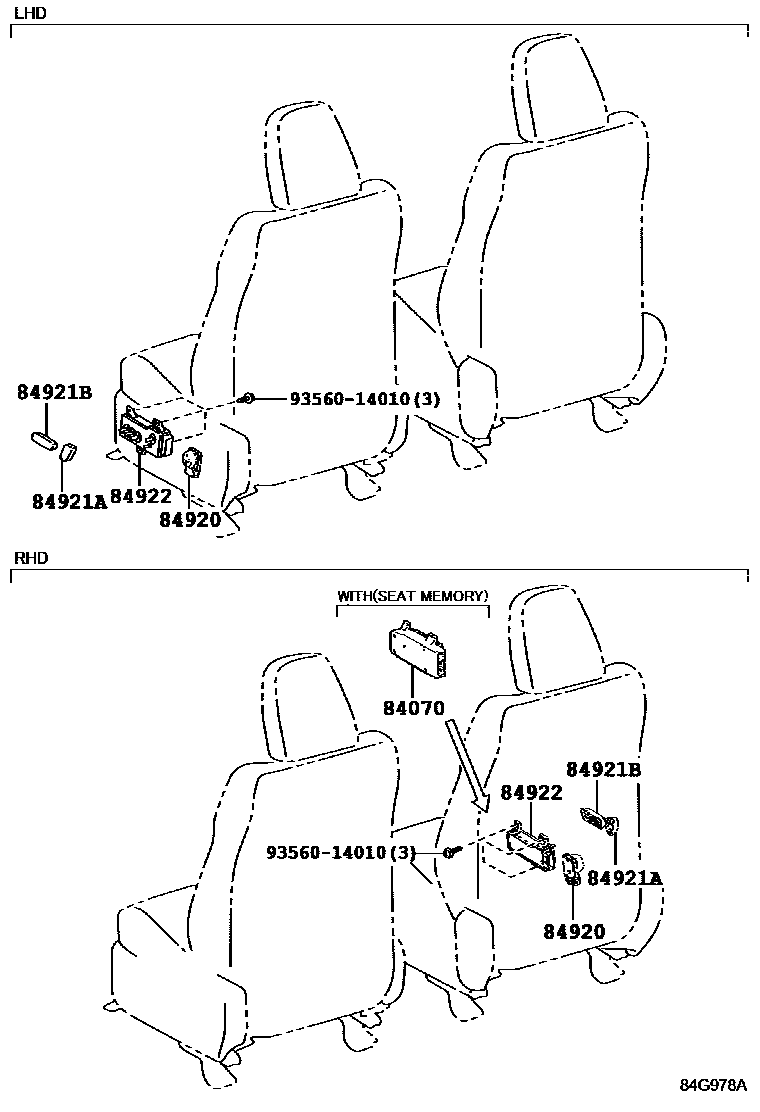 Toyota RAV4 2015 — Switch & Relay & Computer