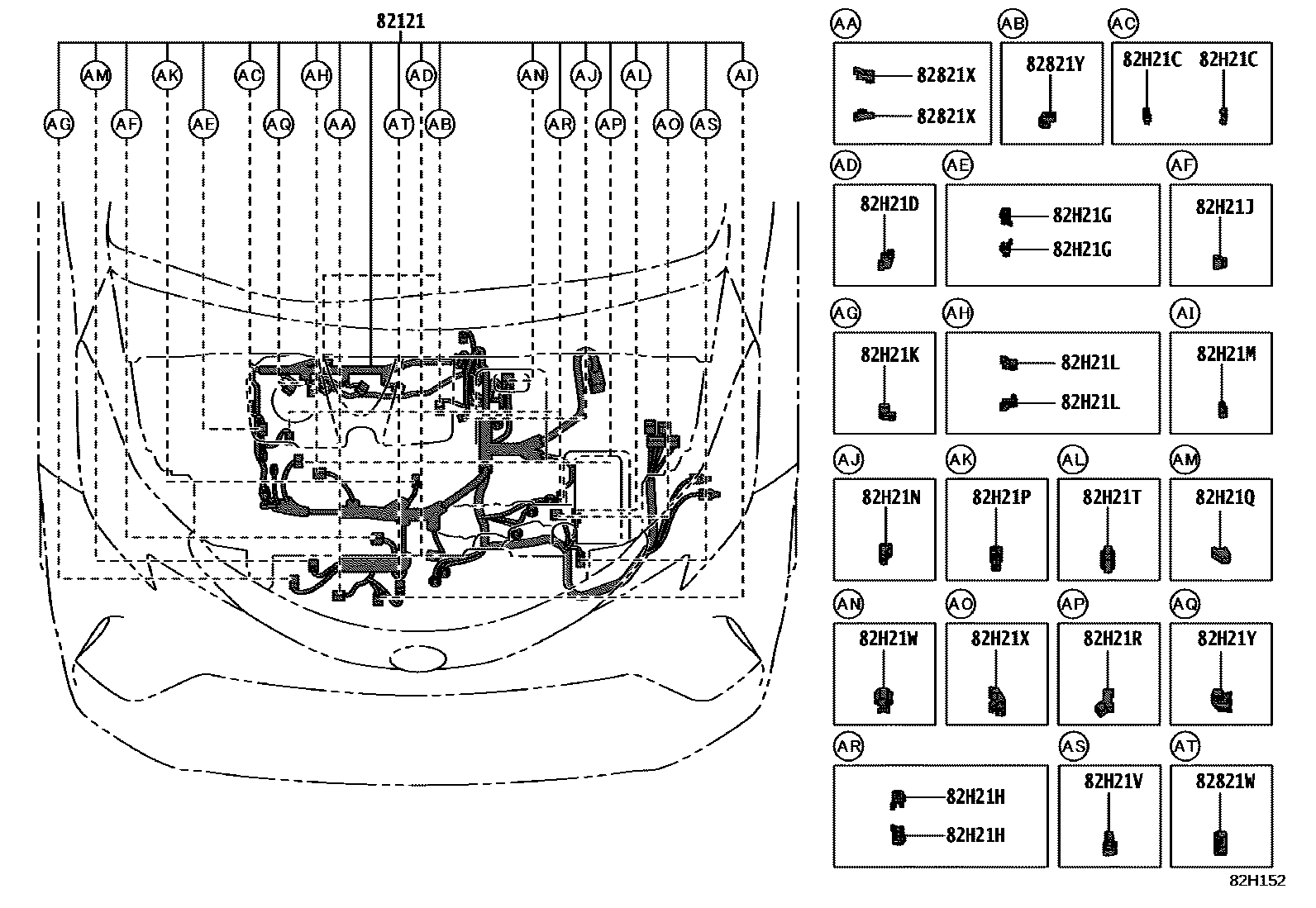 Toyota Granvia-Hybrid 2025 — Wiring & Clamp
