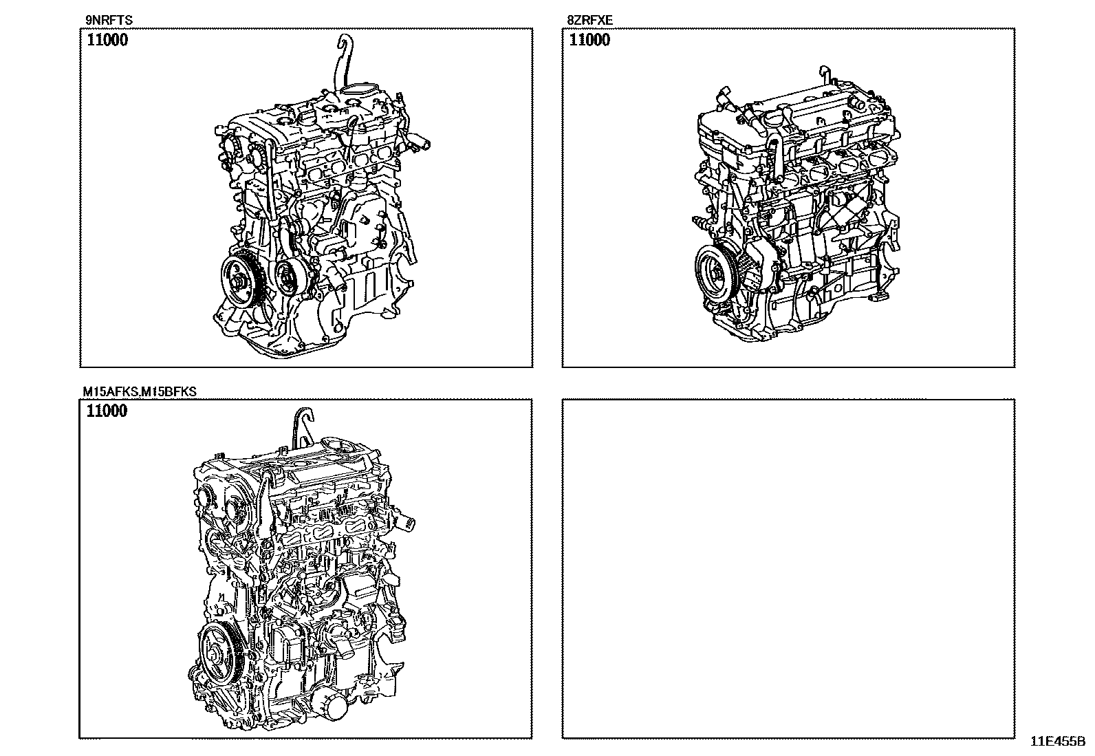Toyota Corolla 2024 — Partial Engine Assembly