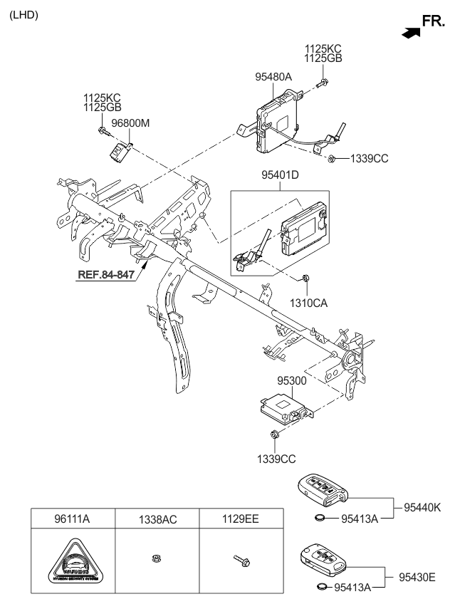 Kia Rio 12 2012 — Relay & Module