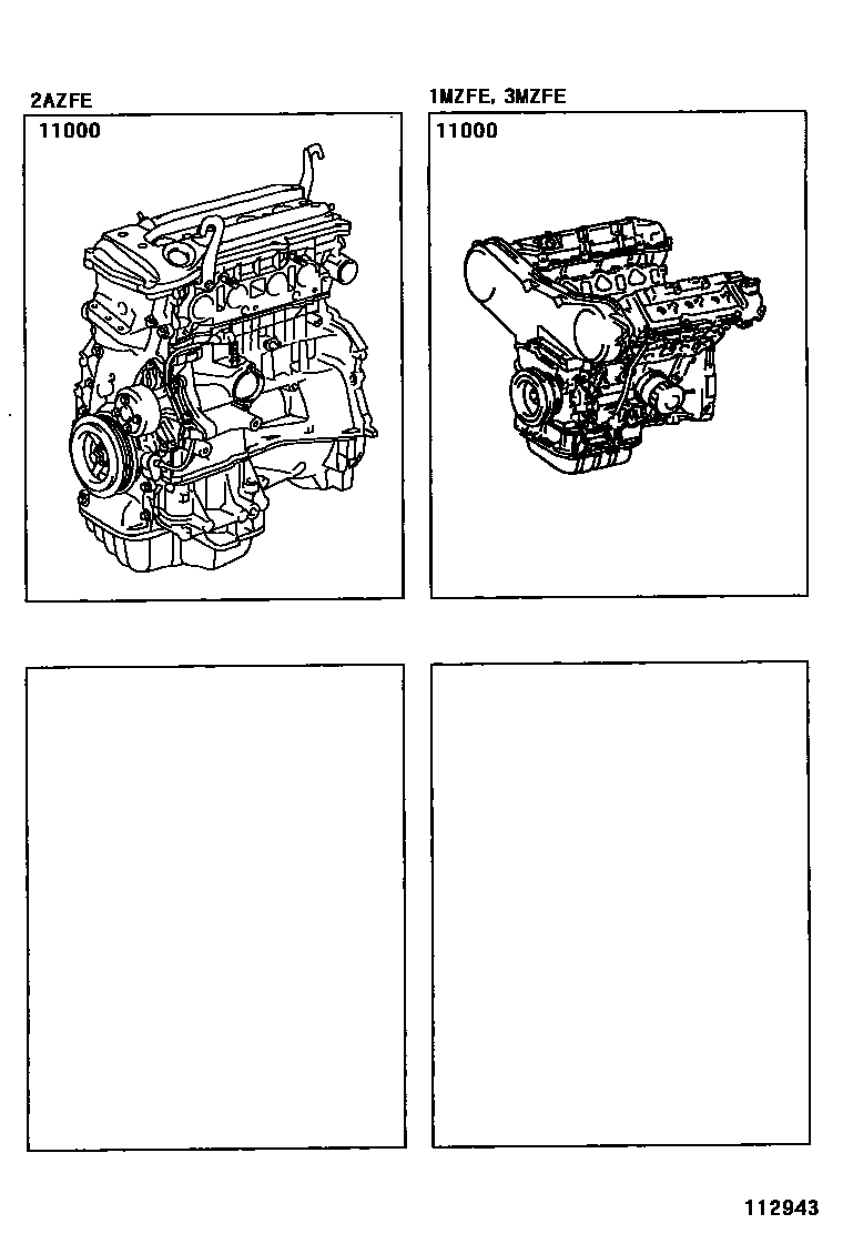 Toyota CAMRY-NAP 2004 — Partial Engine Assembly